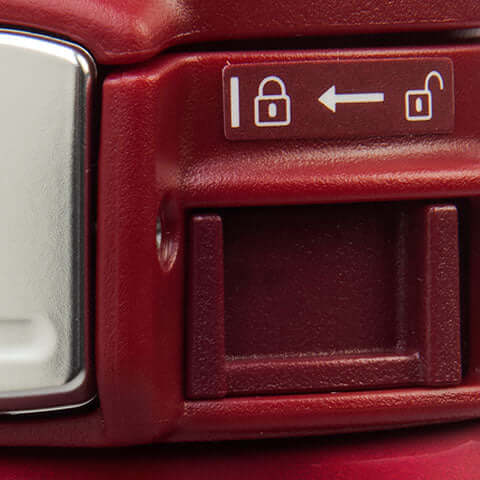 Bloqueo Botella Aislada De Acero Inoxidable Zojirushi SM-SD48 roja