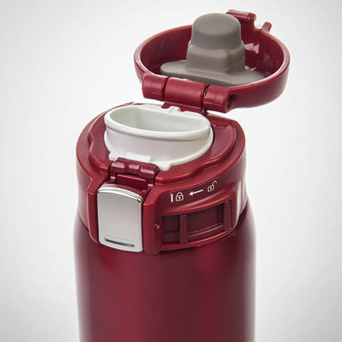 Tapa Botella Aislada De Acero Inoxidable Zojirushi SM-SD48 roja