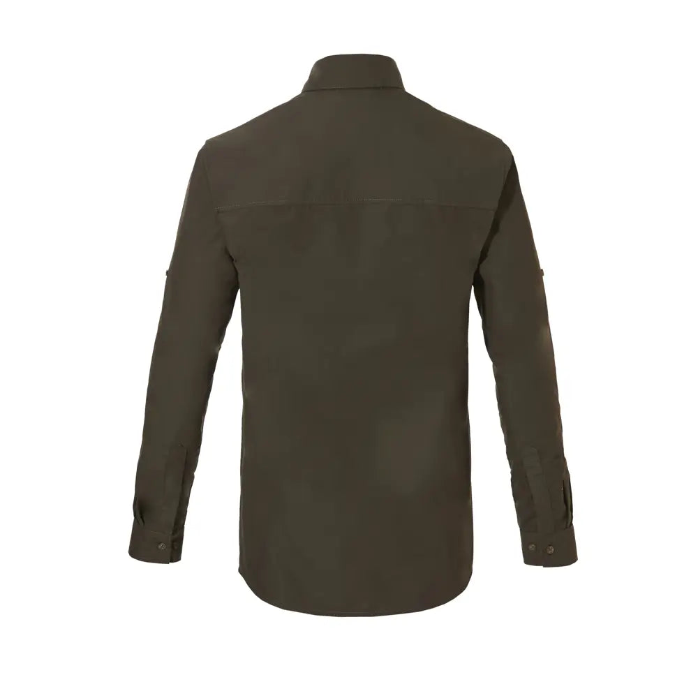 Camisa verde oliva rovince ergoline vista desde atrás