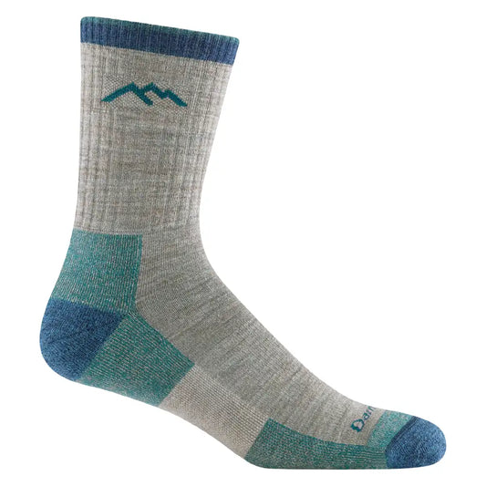 Calcetín tobillero alto  gris y tonos  azules