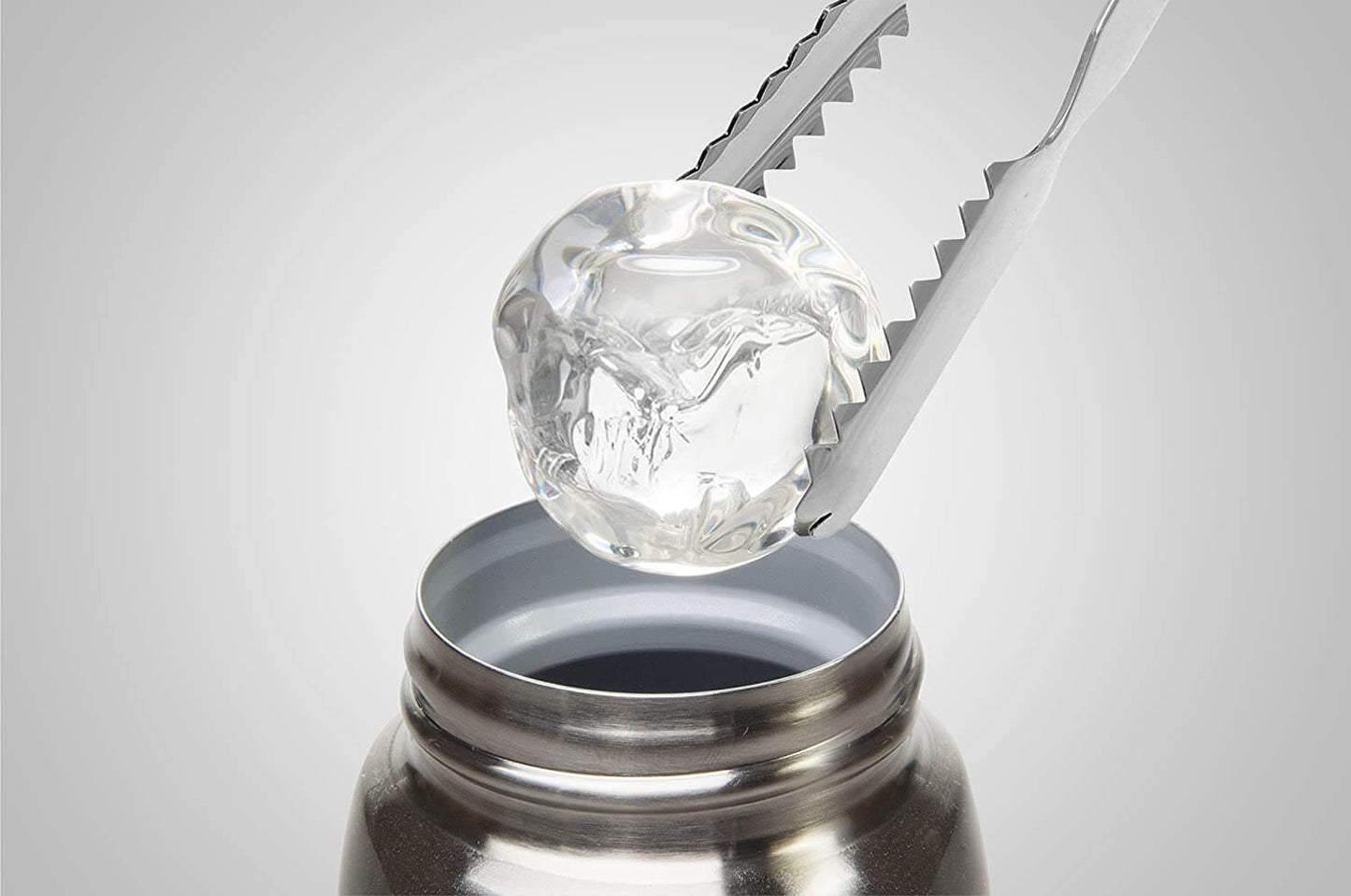 Boca Tapa Botella Aislada De Acero Inoxidable Zojirushi SM-SD48 con pinza con un hielo