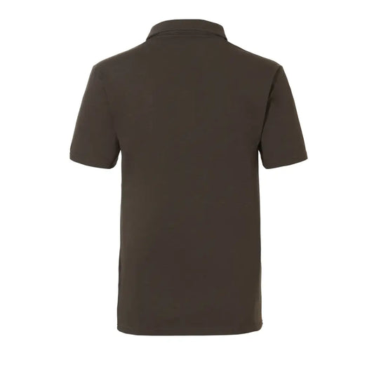 Polo Rovince manga corta en verde oliva por detrás.