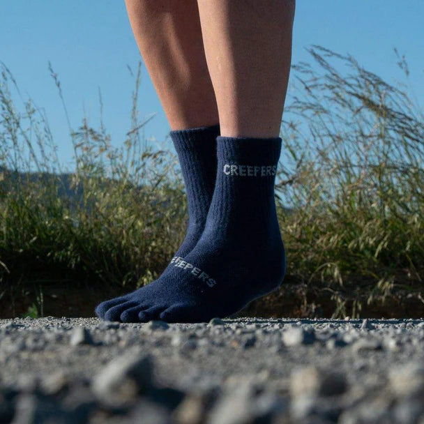 Creepers Tobillero Alto Merino Azul Marino | Edición Limitada