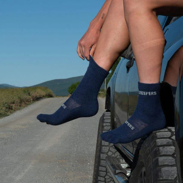 Creepers Tobillero Alto Merino Azul Marino | Edición Limitada