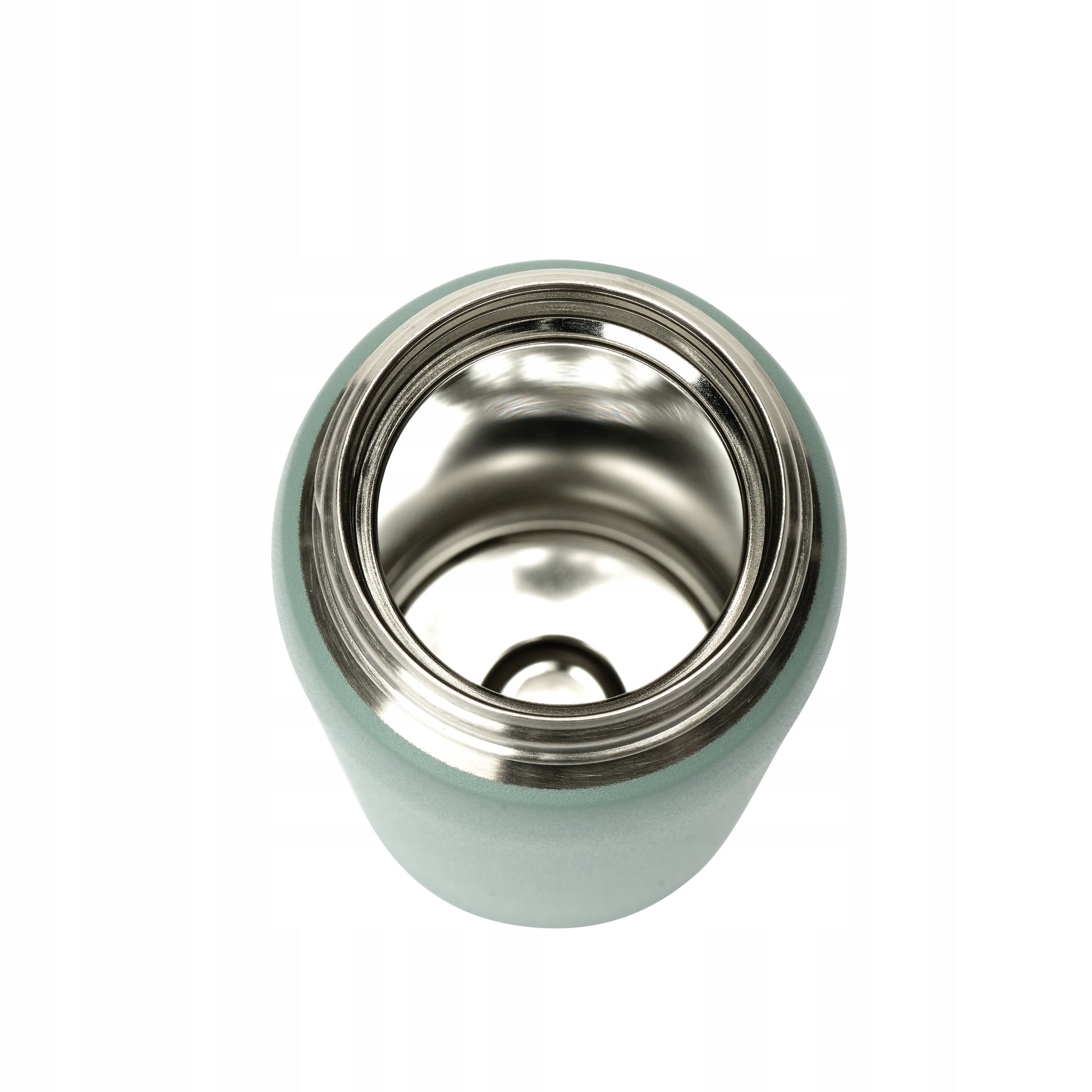 Interior acero inoxidable con el exterior en verde