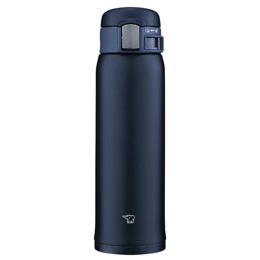 Botella aislada de acero inoxidable Zojirushi SM-SF48 en color azul.