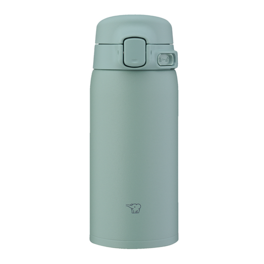 Termo Zojirushi SU-BA de 360 ml color verde con logo