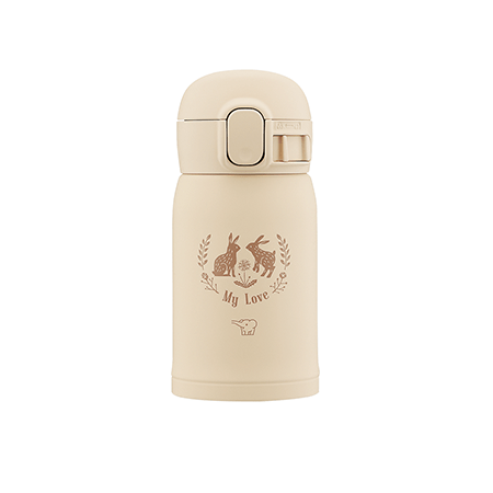 Termo Zojirushi SM-WP 0.24L en color beige