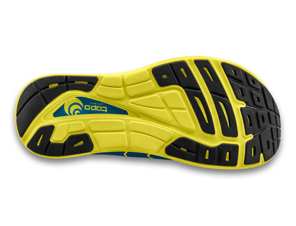 Suela de zapatilla topo phantom 2 en color amarillo y negro, con diseño antideslizante y material duradero.