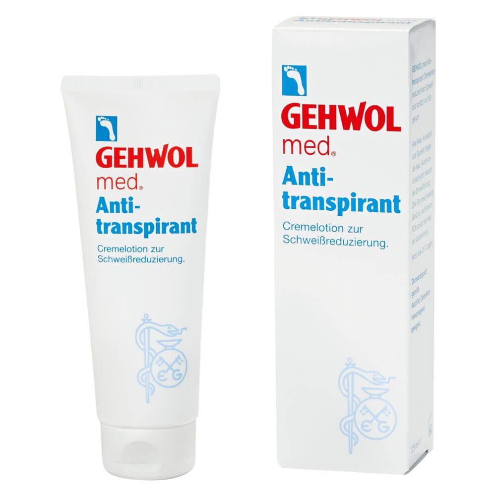 Envase de la crema anti-transpirante de Gehwol