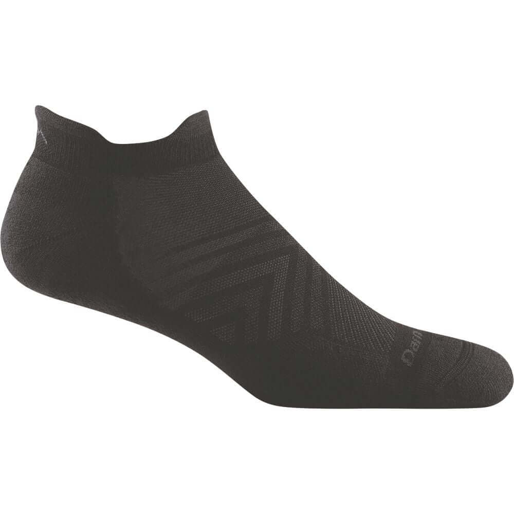 Darn Tough Calcetines invisible con acolchado de running y trail de lana merina. Mod. Run 1039 color Color: Black