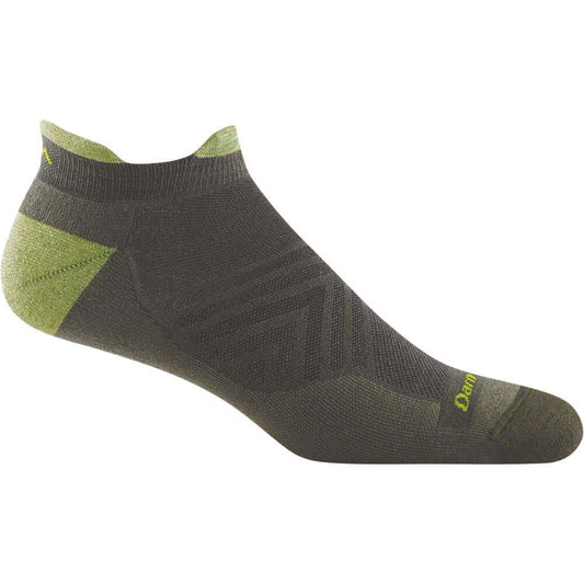 Darn Tough Calcetines invisible con acolchado de running y trail de lana merina. Mod. Run 1039 color Color: Fatigue