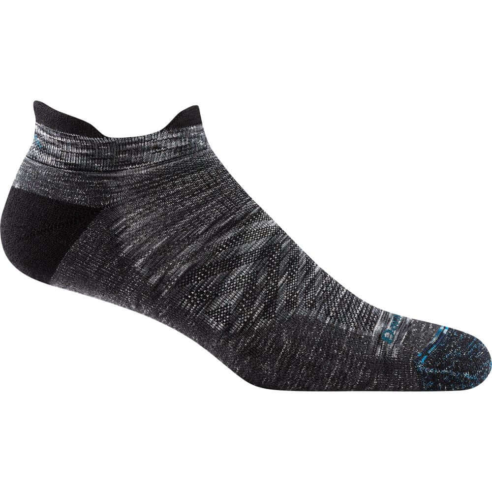 Darn Tough Calcetines invisible con acolchado de running y trail de lana merina. Mod. Run 1039 color Color: Espace Gray