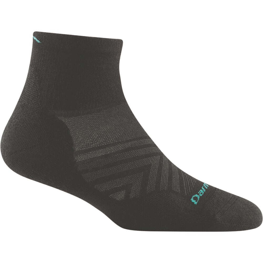 Darn Tough Calcetines tobilleros con acolchado de running y trail de lana merina. Mod. Run 1048 color Color: Black