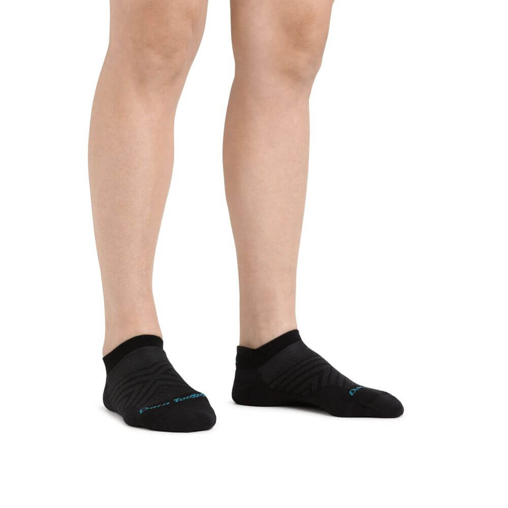 Darn Tough Calcetines invisibles de running y trail de Coolmax. Mod. Run 1051 color  Black
