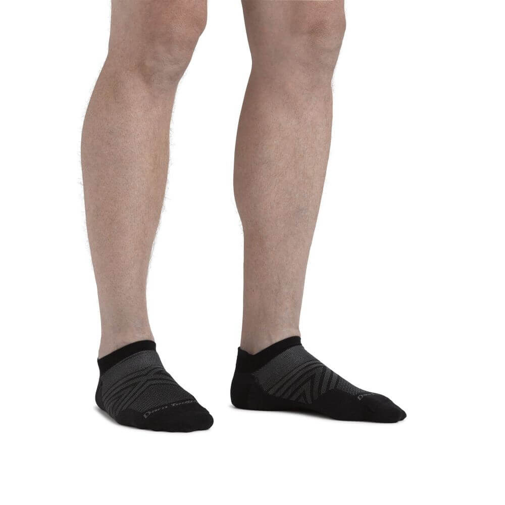 Darn Tough Calcetines invisibles de running y trail de Coolmax. Mod. Run 1053 color Color: Black