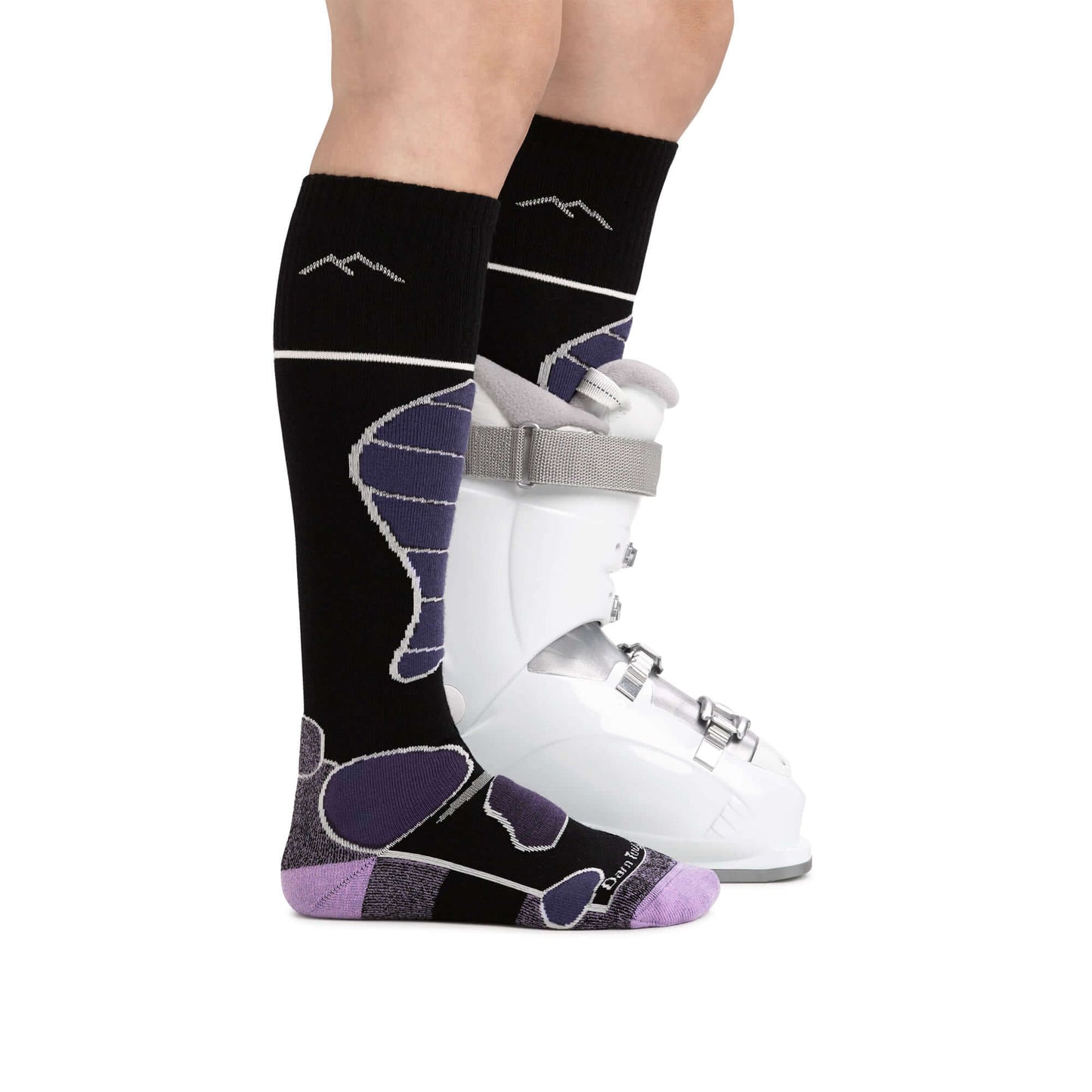 Darn Tough Calcetines de esquí/snow con acolchado. Mod. Function 5 1810 color Color: Black