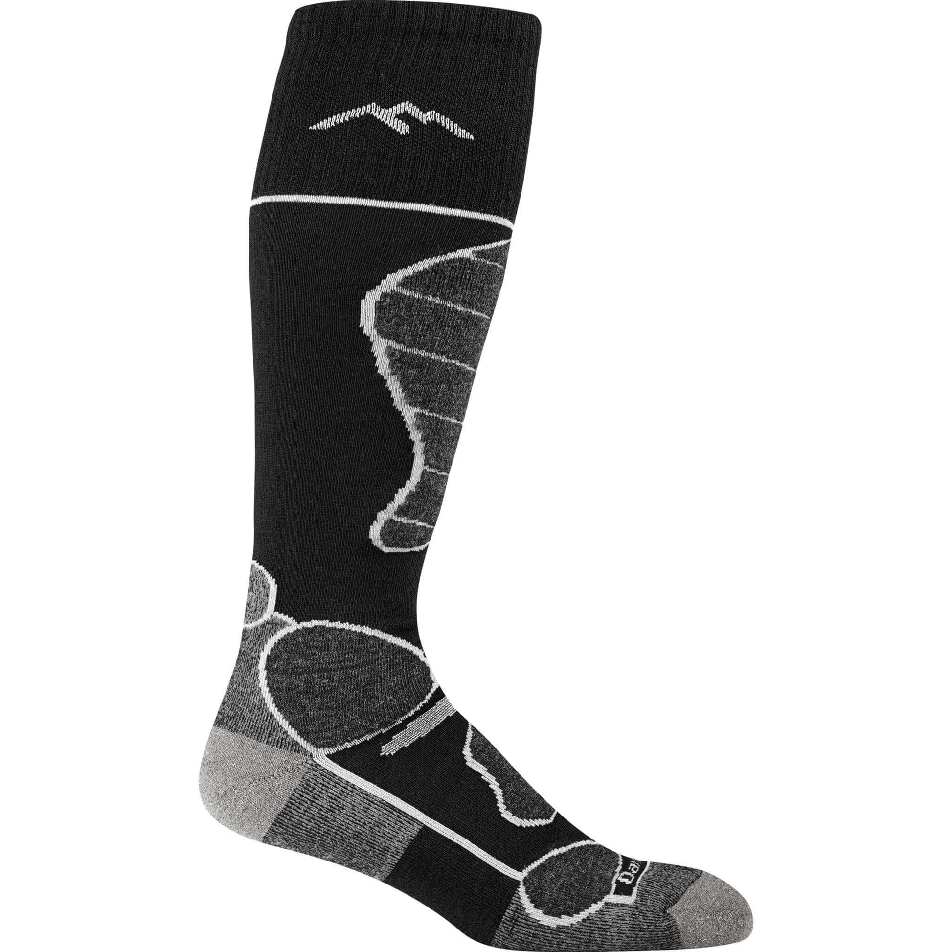 Darn Tough Calcetines de esquí/snow con acolchado. Mod.  Function 5 1811 color Color: Black