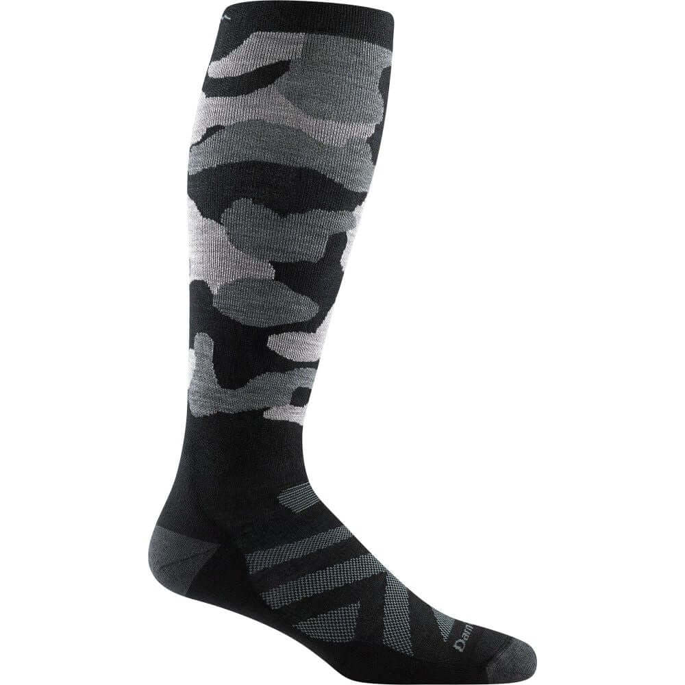 Darn Tough Calcetines de esquí/snow con acolchado. Mod. Camo 8006 color Color: Black